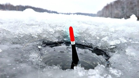 Зимняя рыбалка с использованием сала для ловли крупной рыбы