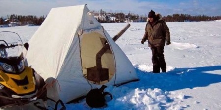 Зимняя палатка для рыбалки своими руками