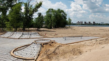 В Воронеже приостановили работы по благоустройству городской набережной: во всем виноват нерестовый запрет