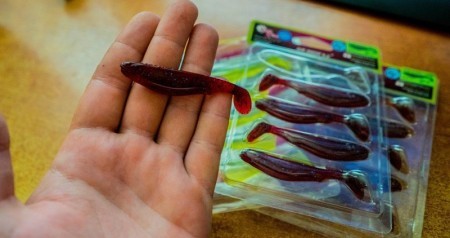 Виброхвост для джига. Crazy Fish Slim Shaddy 80mm.