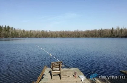 Рыбалка на озере Глубокое фото