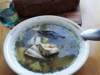 Суп из скумбрии по-норвежски