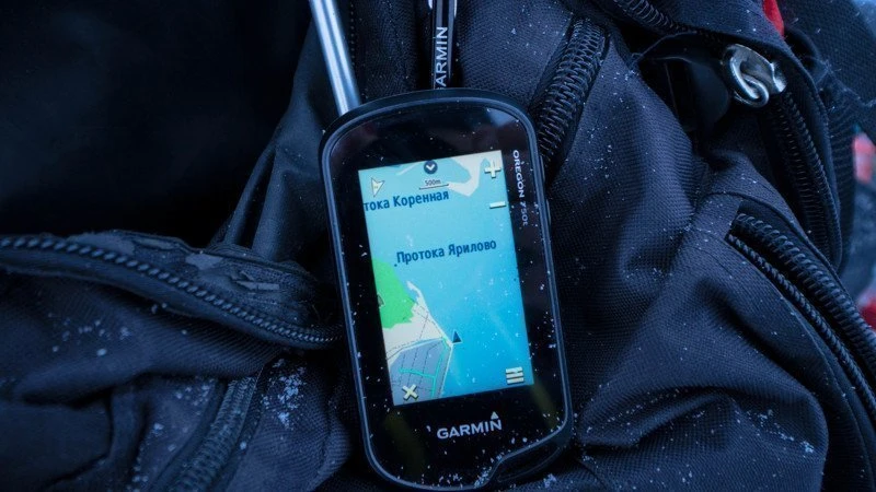 Garmin Oregon 750t. Зимняя навигация на льду.