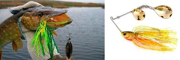 Ловля щуки на спиннербейт
